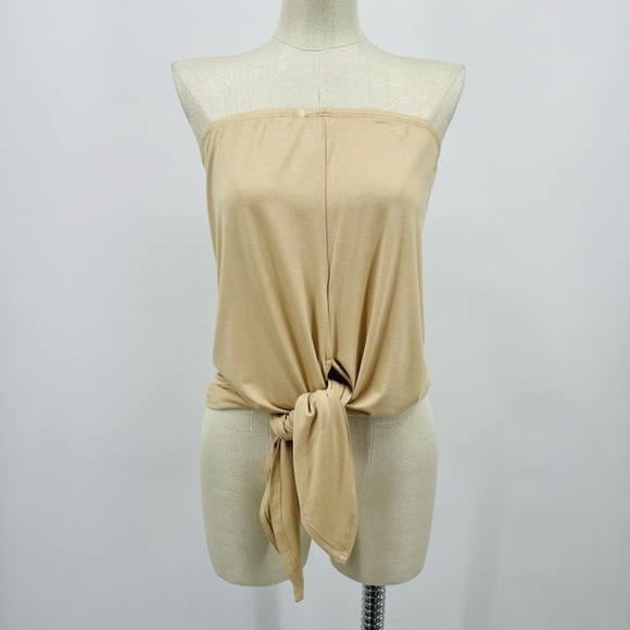 NWOT Free People Beach Convertible Top/Skirt Size Small, Tan - Picture 1 of 9